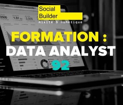 Découvrez la formation Data Analyst proposée par Social Builder. Une formation 100% gratuites pour les demandeuses d'emploi.