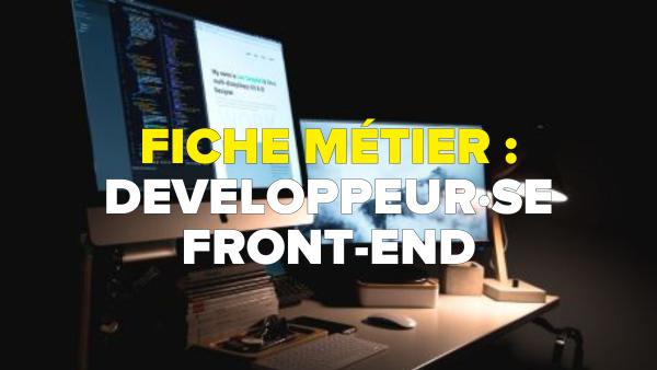 Fiche métier : Développeur.euse Front-End